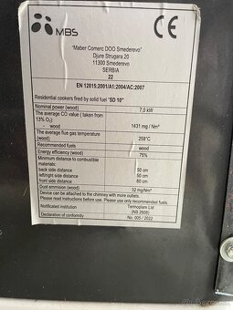Predám piécku 7,5KW - 4