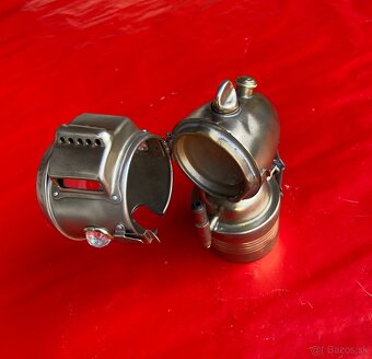 Karbidová lampa 2 na historický bicykel. - 4