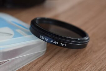 Nikkor 35 mm AF-s 1,8G nikon - clona krytky vrecko + filter - 4