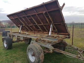 Predám vlečku za traktor 8T - 4