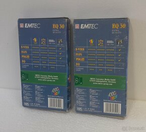 Predám nové videokazety EMTEC , TDK - 4