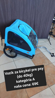 Vozík za bicykel pre psa - 4
