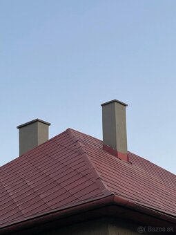 Oprava komínov, výmena žľabov, podbitie plechových šablón. - 4