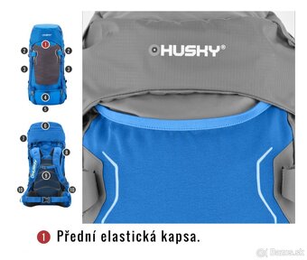 Predám nový expedičný batoh Husky Rony 50, nepoužitý - 4