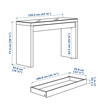 Toaletný stolík z IKEA - 4