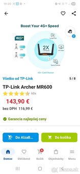 TP-Link Archer MR600 na SIM kartu 4G+LTE NOVÝ vo folii - 4