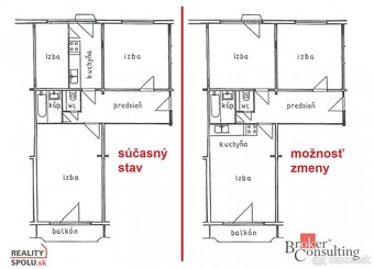 Svetlý 2,5i byt na výbornom mieste Škultétyho ul., predaj - 4