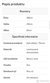 Predám novú nerozbalenú skriňu - 4