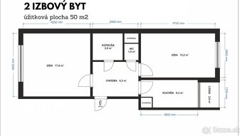 2 izbový byt „ takmer“ po kompletnej rekonštrukcii Zapotôčky - 4