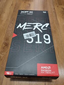 Grafická karta - AMD XFX Radeon Merc RX  7800 XT 16GB - 4