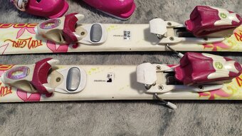 Lyže rossignol 93 cm, lyžiarky lange 215 mm - 4