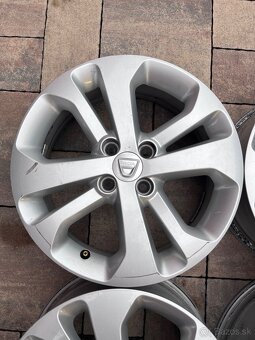Orig. hliníkové disky Dacia R16, 4x100 - 4