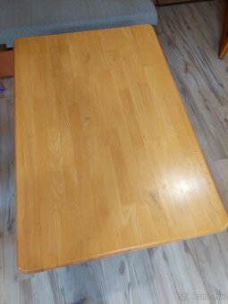 Drevený jedálenský stôl 110x75cm - 4