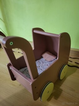 Predám drevený kočík Little Dutch - 4