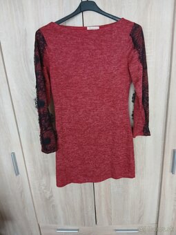 Saty bordove svetrikove s/m - 4