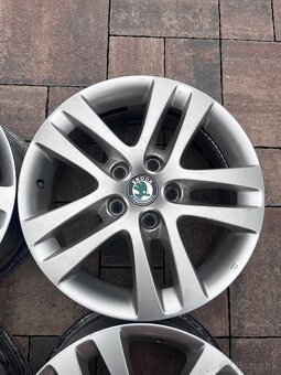 Orig. hliníkove disky Skoda R16, 5x112 - 4