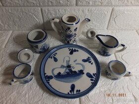 Holandský porcelán, pěkná souprava. - 4