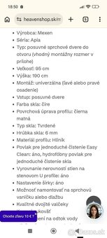 Posuvné sprchovacie dvere - 4