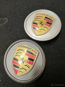 Porsche stredové krytky 76mm, poličky "Nový typ" - 4