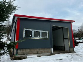 OCEĽOVÁ KONŠTRUKCIA HALY - MONTOVANÁ HALA 8x18x5m - 4