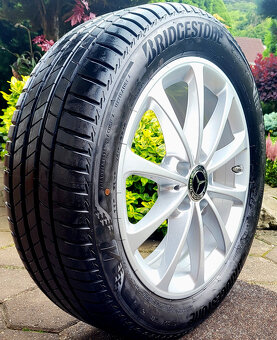 alu R17 5x112, senzory, pneu 205/55 orig. Mercedes, NOVÉ - 4