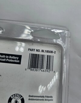 2X nová baterie Makita BL1850B 18V 5Ah Li-Ion - 4