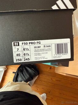 Predam nove kopacky adidas F50 PRO FG, použite 1x - 4