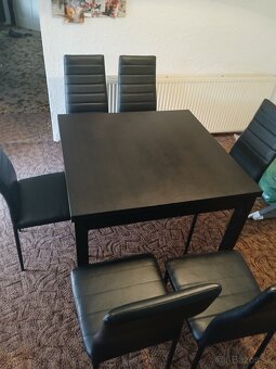 Jedálenský stôl a 6 stoličiek - 4