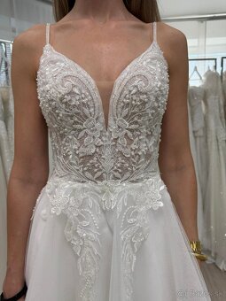 Predám  nove  svadobné šaty - 4