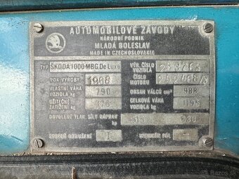 Škoda 1000 MBG De luxe - 4