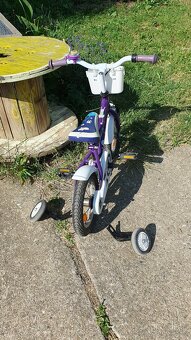 Predám detský bicykel 12,5" s pomocnými kolieskami - 4