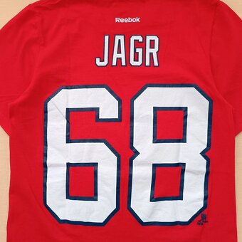 Jaromír JAGR #68 Florida Panthers NHL červené tričko S - 4