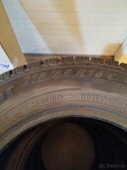 Predám zimné pneumatiky 215/65 R16 Matador Nordica Van - 4