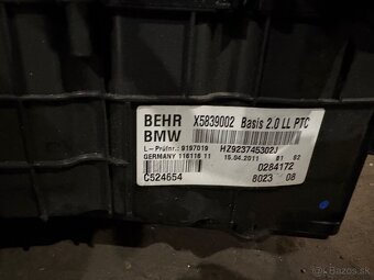 Kúrenie BMW F10/F11 - 4