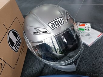 MOTO PRILBA AGV COMPACT ST E2205 - MATT GREY v.L - 4