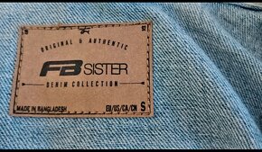 Jarní riflová bunda značky FB SISTER vel. S cena 8 EUR - 4