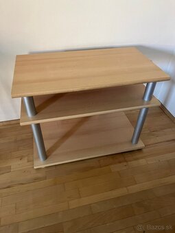 TV-stolík bledý a tmavý - 4