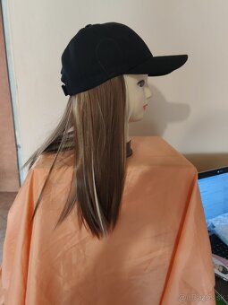 čierna šiltovka s parochňou - 4