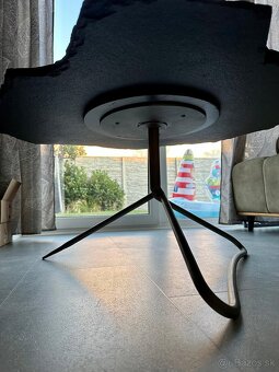 Kare design Vulcano konferencny stolik - vulkanicky vapenec - 4