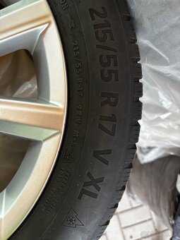 Zimná sada kolies Passat B8, Škoda superb 3 215/55 r17 - 4