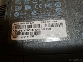Predám netbook Acer Aspire One D255- predane - 4