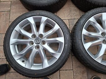Predám hlinikové disky-org.-Mazda 3--R18 - 4