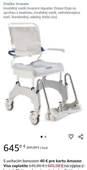 Sprchovací-toaletný vozík - 4