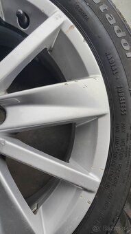 5x100 r15 Vw originálne elektróny (zimné pneu 185/60 R15) - 4