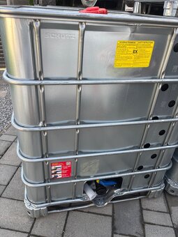 IBC 1000 l plech-čierny Nadoba Nadrz - 4