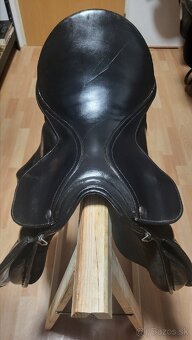 Čierne kožené sedlo - 4