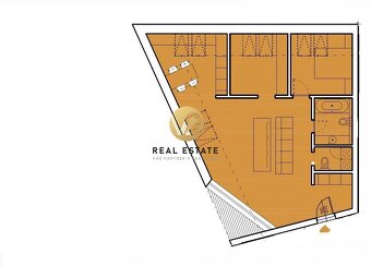 Na PREDAJ novostavba 3 i byt 92m2 v centre Nitry pri PARKU - 4