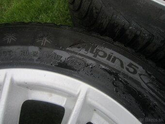 17" AL disky org. BMW5 2018 so zim. pneu 225/55R17 RFT - 4