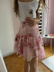 Kvetinková sukňa - 4