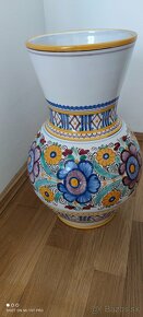Vysoká váza z Modranskej keramiky - 4